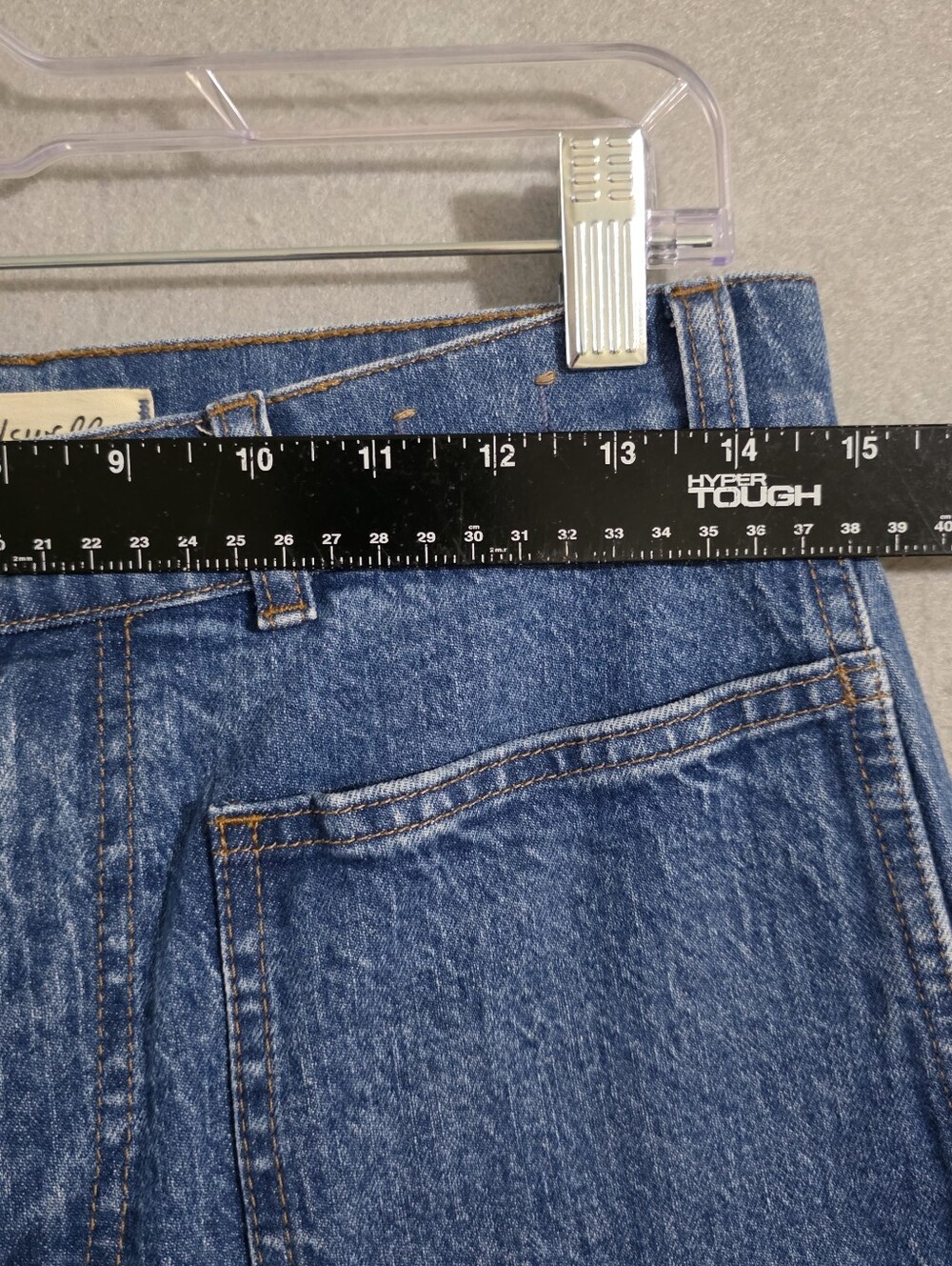 NWOT Madewell Womens '90s High Rise Utility Straight Denim Jeans Size 28 - Picture 4 of 12